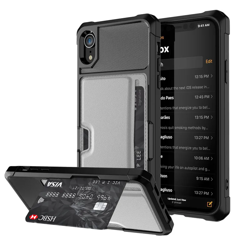 Wallet Case with Credit Card Holder Leather Case for iPhone X XS MAX XR 6 6s 7 8 Plus Luxury cover for iphone 7Plus 8Plus
Wallet Case with Credit Card Holder Leather Case for iPhone X XS MAX XR 6 6s 7 8 Plus Luxury cover for iphone 7Plus 8Plus