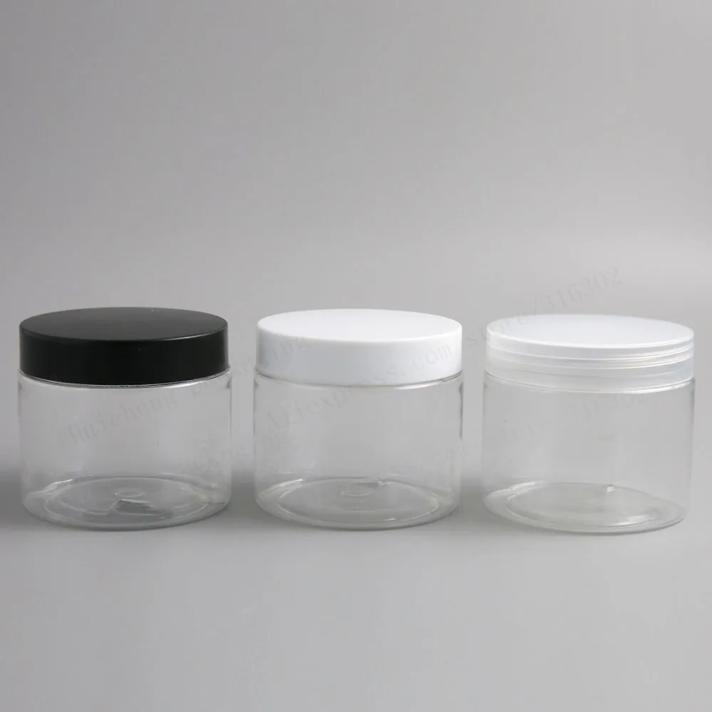 New 20 x 180ml Empty Clear PET Jars Containers with plastic lids 6oz Transparent Plastic Cosmetic Contaier with seal
New 20 x 180ml Empty Clear PET Jars Containers with plastic lids 6oz Transparent Plastic Cosmetic Contaier with seal
