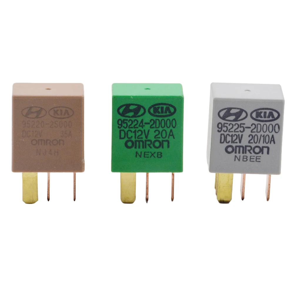 1PC Car Violet Relay for KIA 12V OMRON Green/Gold/Grey Color Power Relay Assembly
1PC Car Violet Relay for KIA 12V OMRON Green/Gold/Grey Color Power Relay Assembly