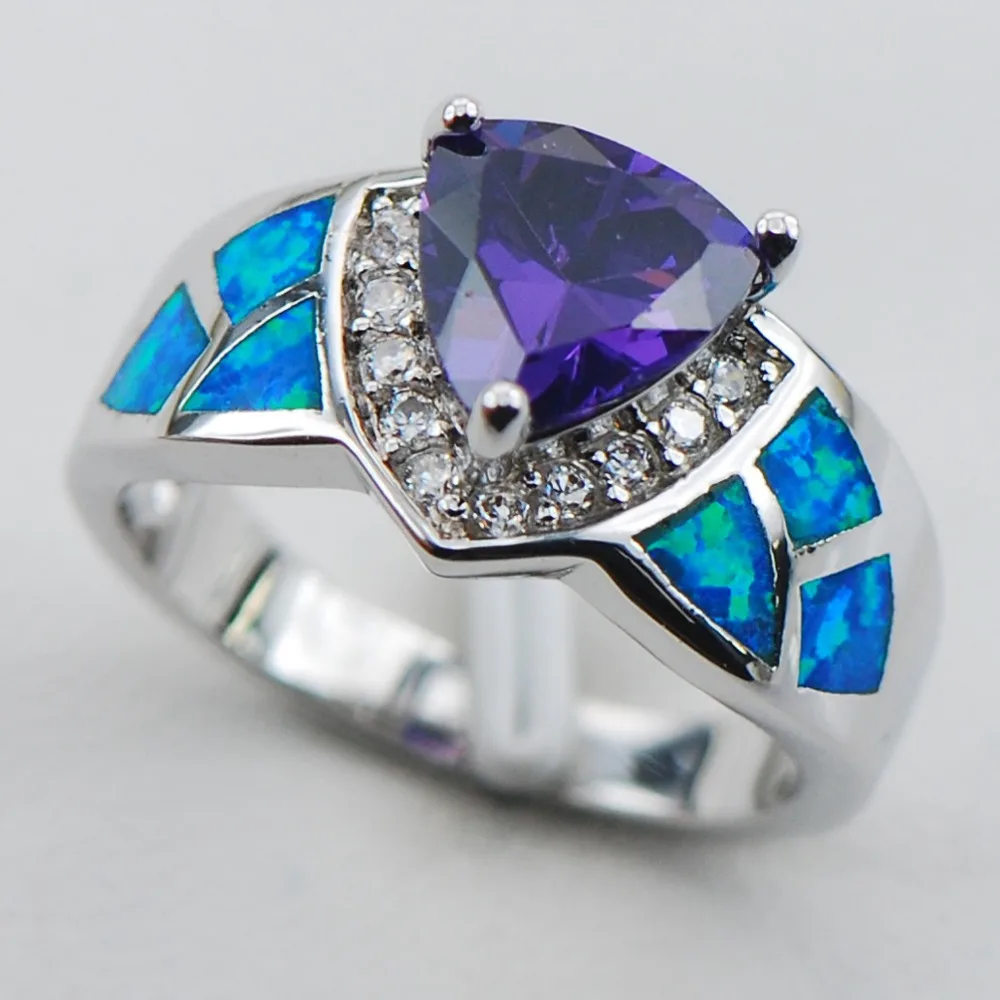 Purple Crystal Zircon Blue Fire Opal 925 Sterling Silver Ring Size 6 7 8 9 10 R1336
Purple Crystal Zircon Blue Fire Opal 925 Sterling Silver Ring Size 6 7 8 9 10 R1336