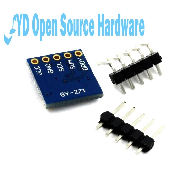 WYHP GY-271 3-Axis Compass Magnetometer Sensor Module 3V-5V
WYHP GY-271 3-Axis Compass Magnetometer Sensor Module 3V-5V