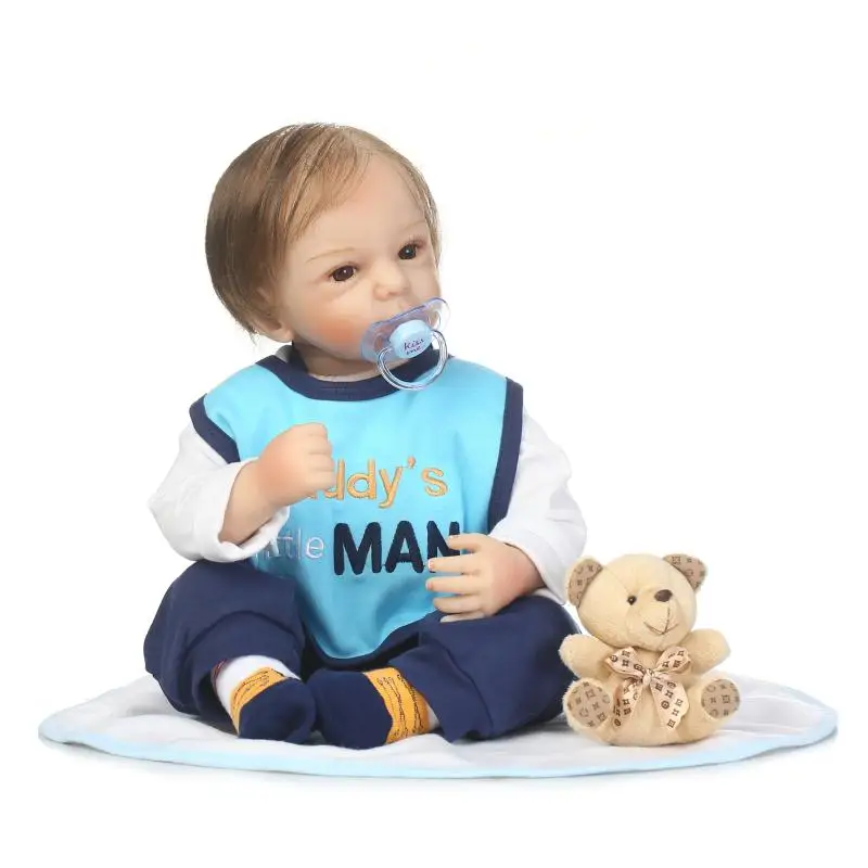 55cm Reborn Doll with Soft Real Gentle Touch Collection Lifelike Baby Doll Vinyl Silicone Doll for Children's Gift
55cm Reborn Doll with Soft Real Gentle Touch Collection Lifelike Baby Doll Vinyl Silicone Doll for Children's Gift