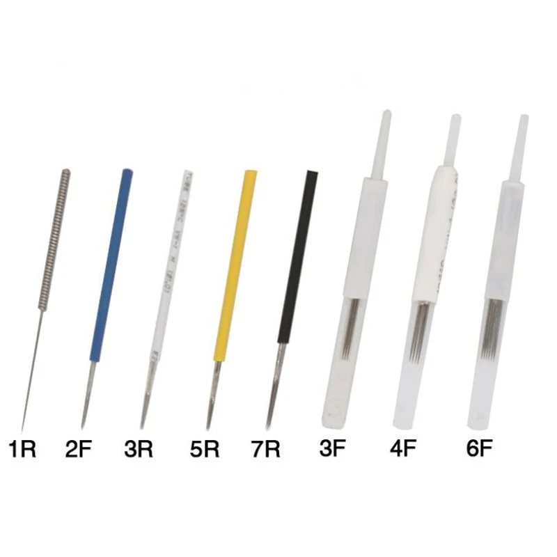 50pcs 1-7R Prong Round & Flat Needle for Merlin Machine Permanent Makeup Eyebrow Lips Tattoo Needles Replacement Part Supplies 
50pcs 1-7R Prong Round & Flat Needle for Merlin Machine Permanent Makeup Eyebrow Lips Tattoo Needles Replacement Part Supplies