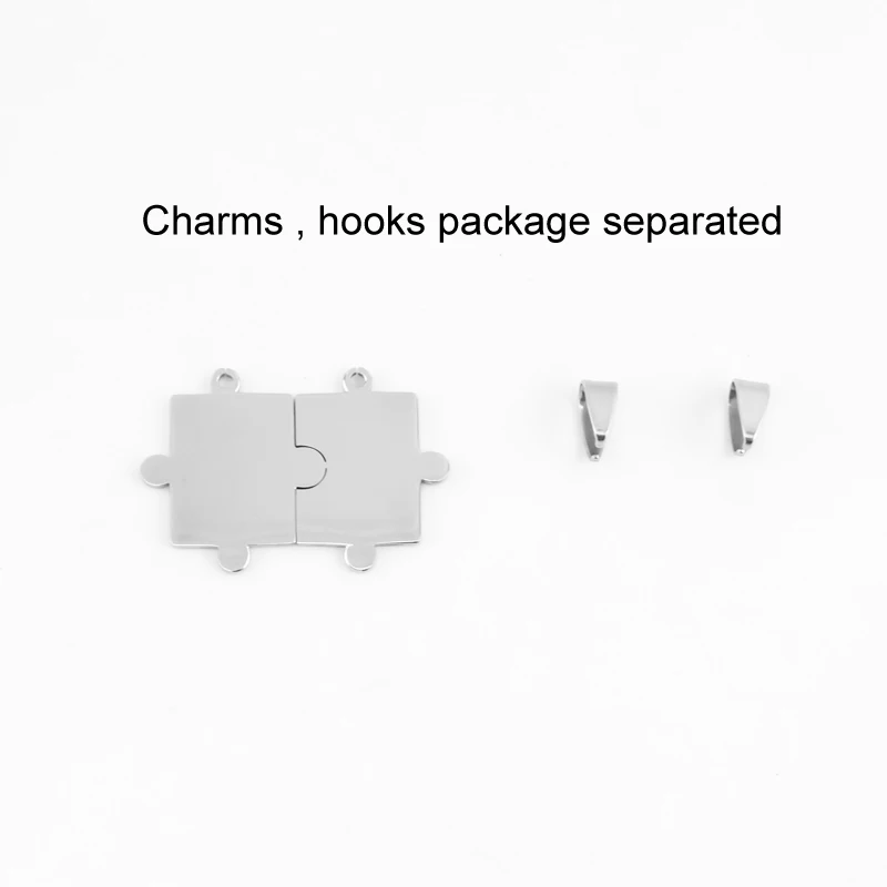 100% Stainless Steel Puzzles Pendant Connected Jigsaw Charms For Jewelry Making Blank Metal Tag Mirror Polished Wholesale 10pcs
100% Stainless Steel Puzzles Pendant Connected Jigsaw Charms For Jewelry Making Blank Metal Tag Mirror Polished Wholesale 10pcs