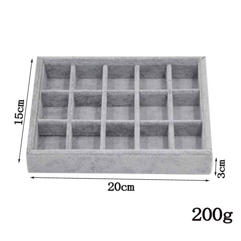 Ящик-органайзер для ювелирных изделий, серый мягкий бархат, поднос для хранения серег, цепочек, подвесок, браслетов, 9 вариантов
Ящик-органайзер для ювелирных изделий, серый мягкий бархат, поднос для хранения серег, цепочек, подвесок, браслетов, 9 вариантов