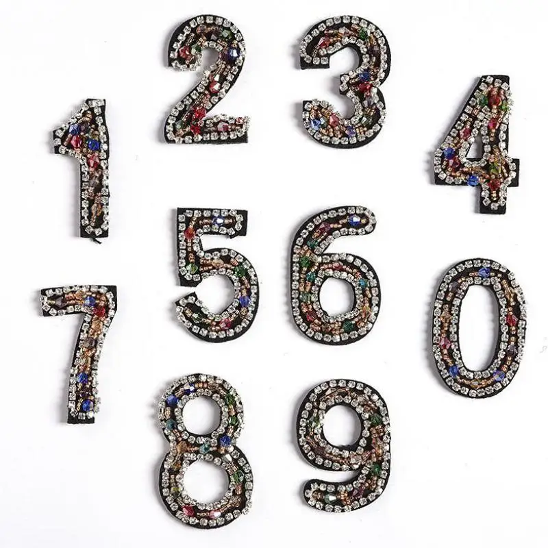 20pcs Number 0 To 9 Shape Hot Drilling Patch Deal With Clothing Flower Sticker Embroidered Iron On Patches For Clothes Camisetas
20pcs Number 0 To 9 Shape Hot Drilling Patch Deal With Clothing Flower Sticker Embroidered Iron On Patches For Clothes Camisetas