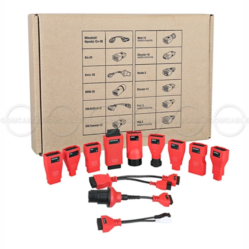 OBDI adapters cable set ds808 automotiv car diagnosis scanner cable same ds708 diagnostic scanner
OBDI adapters cable set ds808 automotiv car diagnosis scanner cable same ds708 diagnostic scanner