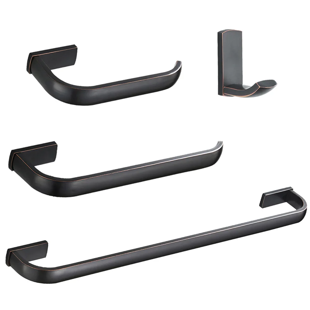 Leyden ORB Solid Brass 4pcs Bathroom Accessories Set Black Wall Mounted Single Towel Bar Toilet Paper Holder Towel Ring Holder
Leyden ORB Solid Brass 4pcs Bathroom Accessories Set Black Wall Mounted Single Towel Bar Toilet Paper Holder Towel Ring Holder