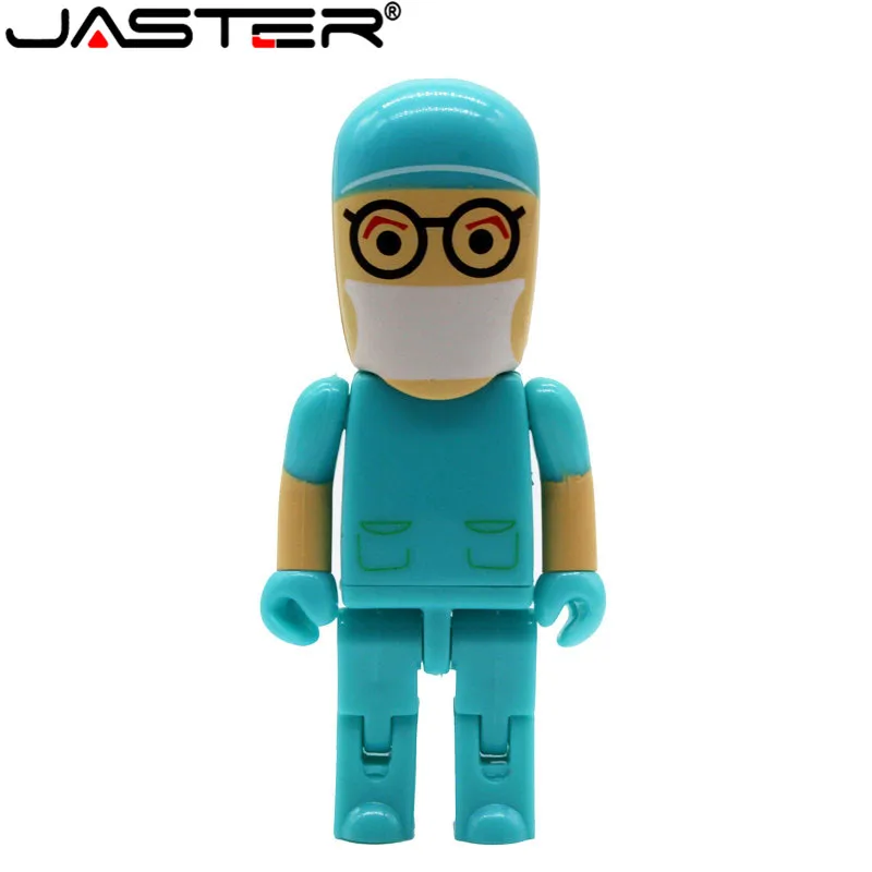 JASTER 100% фактическая емкость оптовая продажа флеш накопитель мультяшная серия Doctor