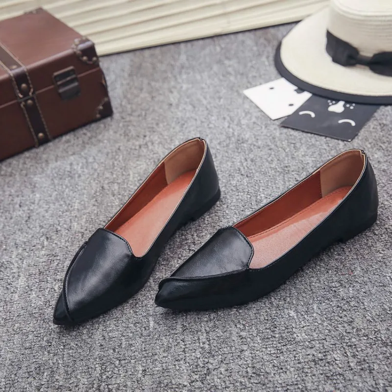 Women Shoes Classics PU Leather Slip-On Pointed Toe Low ( 2CM ) High Heel Shallow Solid Lady Work Shoes Female Pumps Shoes
Women Shoes Classics PU Leather Slip-On Pointed Toe Low ( 2CM ) High Heel Shallow Solid Lady Work Shoes Female Pumps Shoes
