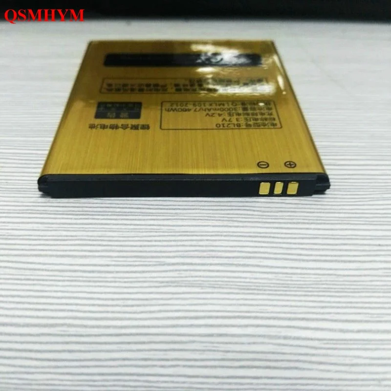New 3000mAh BL210 3.7V Gold Battery For Lenovo A606 A656 S650 S658T S820 S820E CellPhone
New 3000mAh BL210 3.7V Gold Battery For Lenovo A606 A656 S650 S658T S820 S820E CellPhone