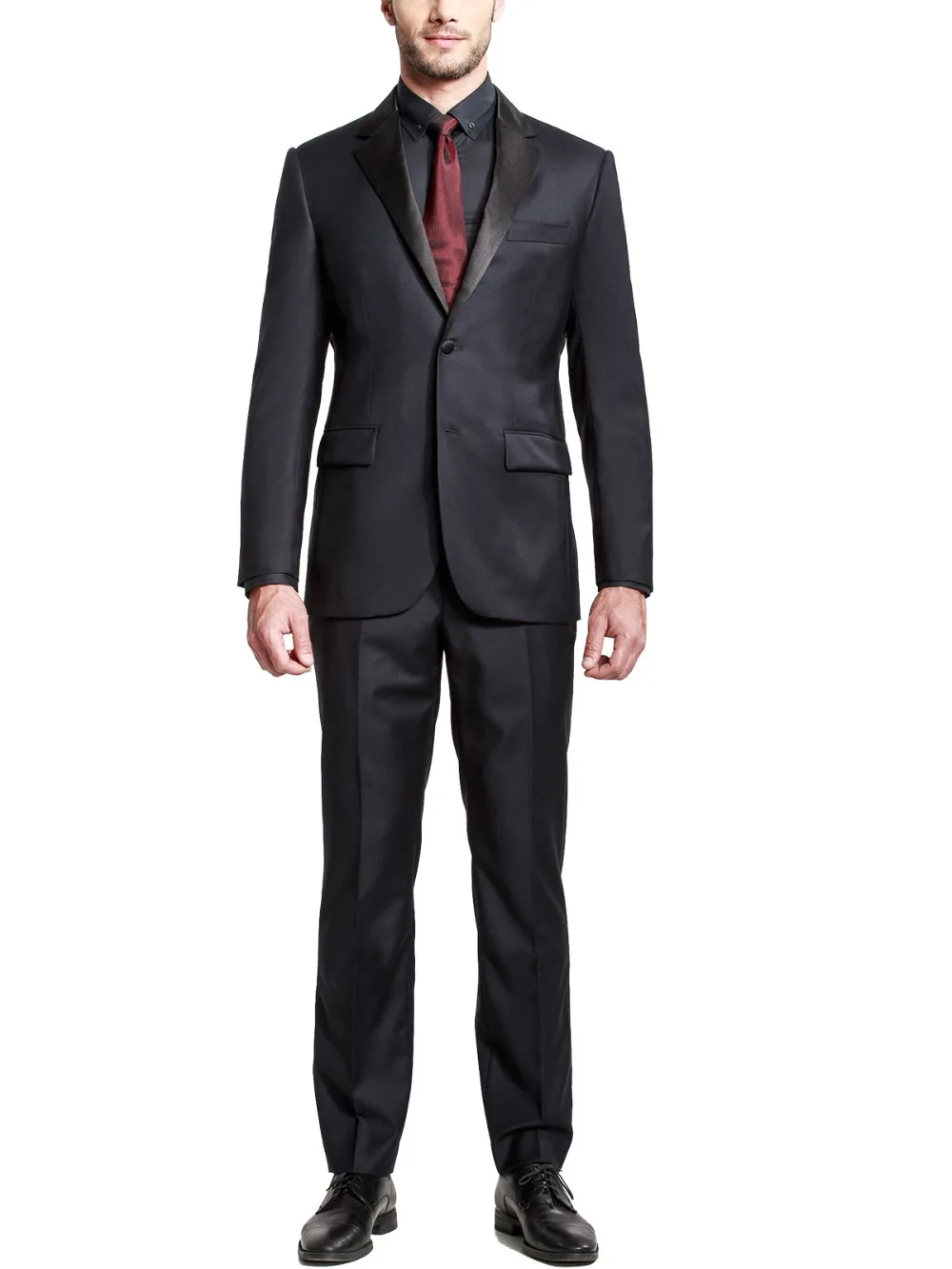 Men's 2 Piece 2 Button Flat Collar Slim Fit Business Black Suits For Any Big Event Or Custom Made With New Designed Men Suits
Men's 2 Piece 2 Button Flat Collar Slim Fit Business Black Suits For Any Big Event Or Custom Made With New Designed Men Suits