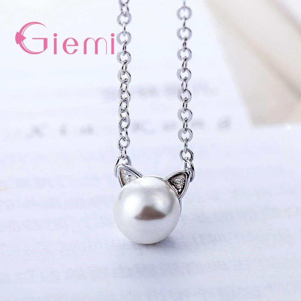 925 Sterling Silver Cute Glamorous Cat Animal Shape Necklace Anniversary Gift Party Shopping Jewelry Cubic Zirconia
925 Sterling Silver Cute Glamorous Cat Animal Shape Necklace Anniversary Gift Party Shopping Jewelry Cubic Zirconia