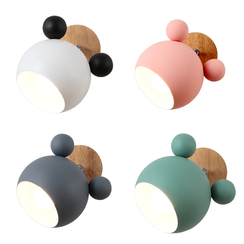 Children wall lamp Nordic bedroom wall lamp personality creative background wall simple cartoon mickey cute reading bedside lamp
Children wall lamp Nordic bedroom wall lamp personality creative background wall simple cartoon mickey cute reading bedside lamp
