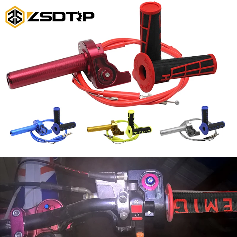 ZSDTRP 7/8" 22mm Aluminum Motorcycle Front Accelerator Twist Handle Bar Throttle Grips & Throttle Cable & Handle Grips Racing
ZSDTRP 7/8" 22mm Aluminum Motorcycle Front Accelerator Twist Handle Bar Throttle Grips & Throttle Cable & Handle Grips Racing