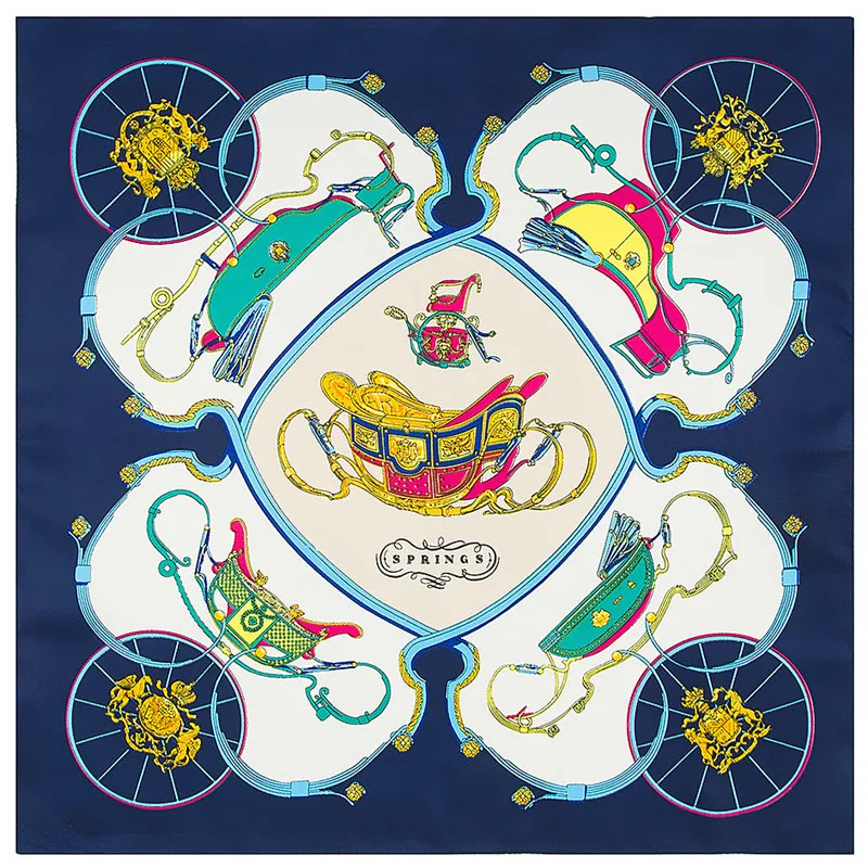 POBING Luxury Brand Women Scarf Carriage Hijab Silk Satin Shawl Scarfs Foulard Square Head Scarves Office Lady Wraps 60*60CM
POBING Luxury Brand Women Scarf Carriage Hijab Silk Satin Shawl Scarfs Foulard Square Head Scarves Office Lady Wraps 60*60CM