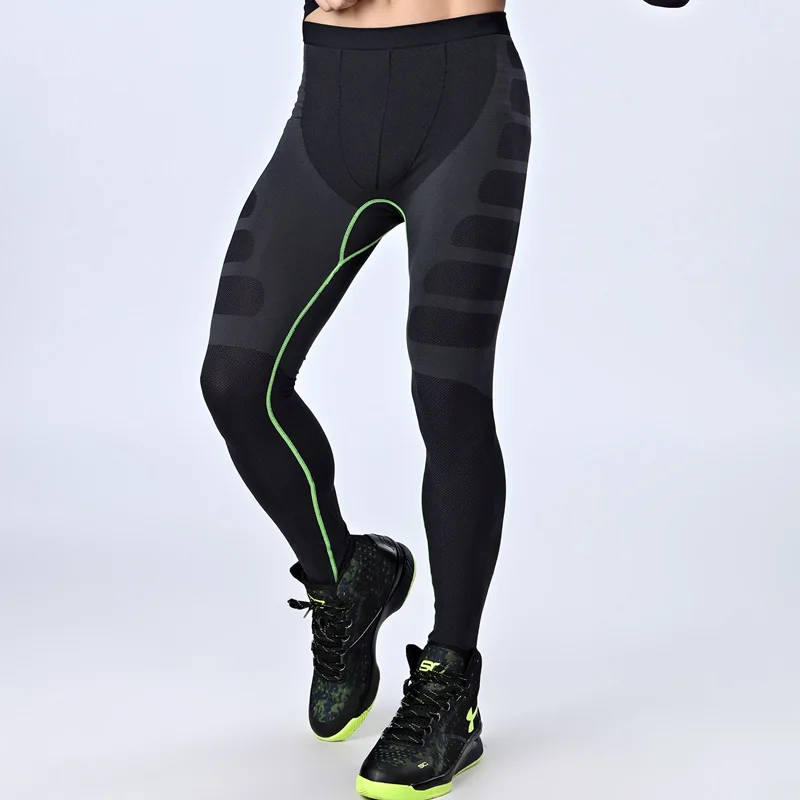 Мужские тренировочные леггинсы штаны для спортзала фитнеса бега колготки Йога