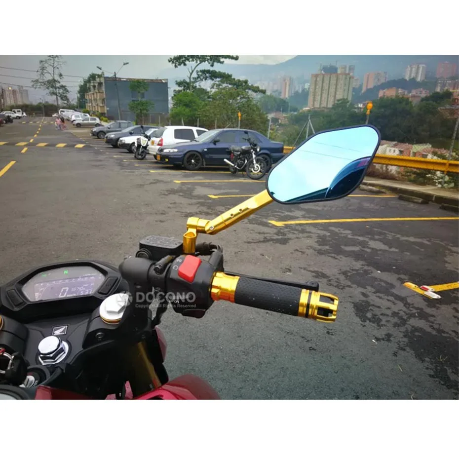 Universal Motorcycle Modified CNC Rearview Mirror For yamaha yzr 250 400 ybr 125 fz1n fz6 fz8 jym 125 honda msx 125 cbr 650f
Universal Motorcycle Modified CNC Rearview Mirror For yamaha yzr 250 400 ybr 125 fz1n fz6 fz8 jym 125 honda msx 125 cbr 650f