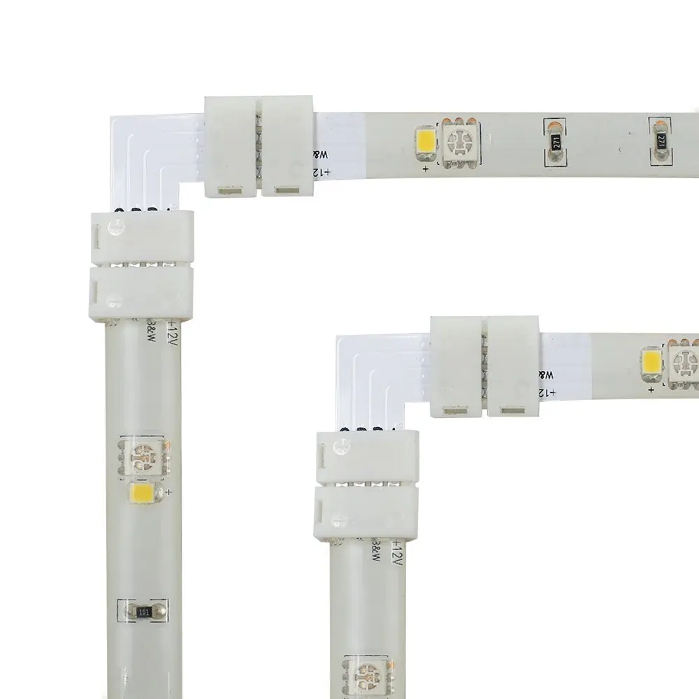 Светодиодный светильник SMD5050/3528 RGB, 4-контактный разъем 10 мм l-образная Светодиодная лента, соединители под прямым углом
Светодиодный светильник SMD5050/3528 RGB, 4-контактный разъем 10 мм l-образная Светодиодная лента, соединители под прямым углом