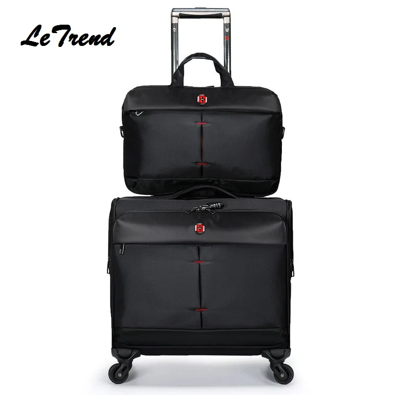 LeTrend Buy Luggage Get the Bag Fress Nylon Travel Multi-function Luggage Trolley Men Large Capacity Travel Rolling Luggage
LeTrend Buy Luggage Get the Bag Fress Nylon Travel Multi-function Luggage Trolley Men Large Capacity Travel Rolling Luggage