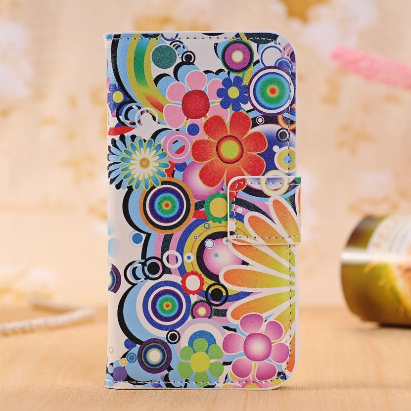 Роскошный кожаный чехол-бумажник с цветком для LG Magna G4 Mini G4C LS751 C90 H522Y H500F H502F чехлы