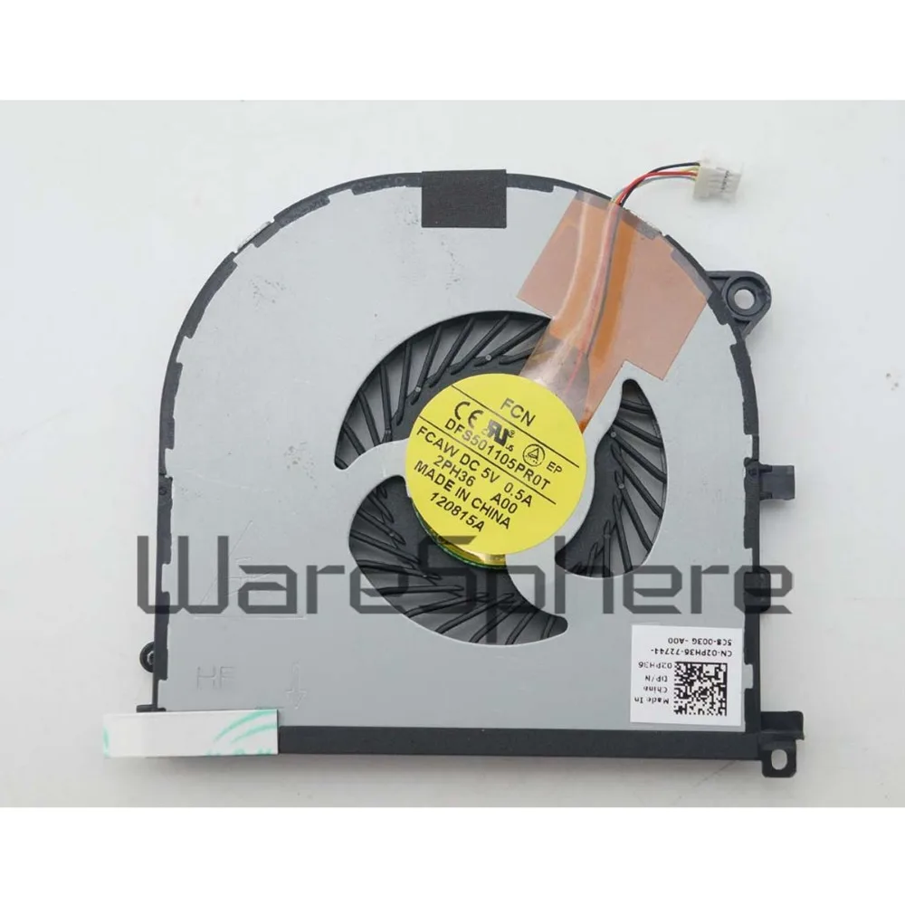 Новый охлаждающий вентилятор для ноутбука Dell XPS 15 9530 Precision M3800 02PH36 2PH36 DC28000DQF0|fan