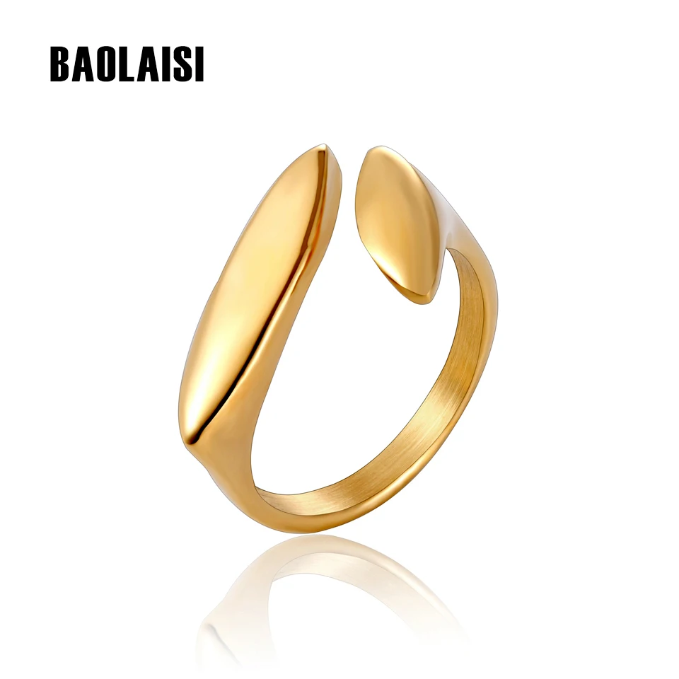BAOLAIS Geometric Oval Ring Stainless Steel Gold Color Rings For Women Vintage Ring Engagement Wedding Brand New Fashion Jewelry
BAOLAIS Geometric Oval Ring Stainless Steel Gold Color Rings For Women Vintage Ring Engagement Wedding Brand New Fashion Jewelry