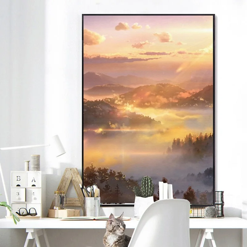 Nordic Decoration Landscape Posters and Prints Forest Wall Art Canvas Painting Decorative Pictures For Living Room Home Decor
Nordic Decoration Landscape Posters and Prints Forest Wall Art Canvas Painting Decorative Pictures For Living Room Home Decor