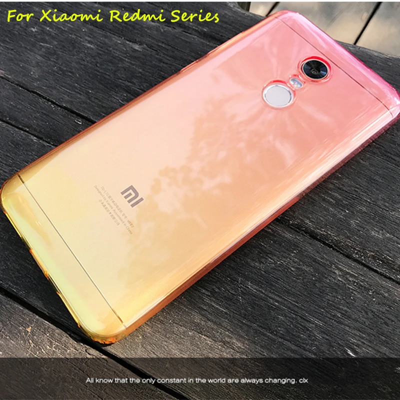 Цветные Чехлы для Xiaomi Redmi 6 6A 5 Plus 4A 4X Note 4 4x 5A Prime PRO Global version A1 A2 5X6 6X 8pro мягкий чехол