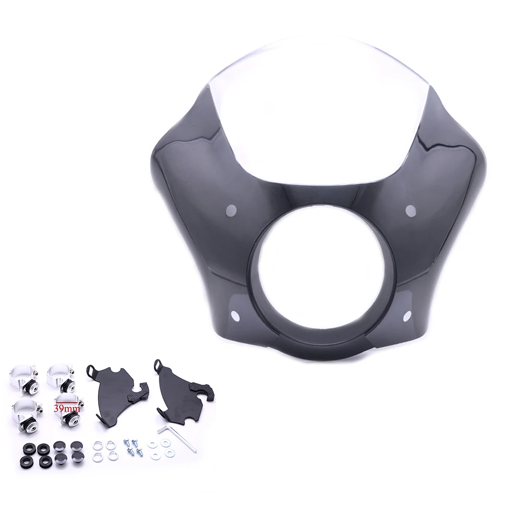 1set 39MM Front ABS Plastic Headlight Fairing & Trigger Lock Mounting Kit For Harley Sportster XL883 1200 Para Smoke/Clear
1set 39MM Front ABS Plastic Headlight Fairing & Trigger Lock Mounting Kit For Harley Sportster XL883 1200 Para Smoke/Clear