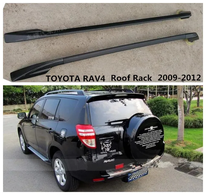 Высокое качество багажник на крышу для TOYOTA RAV4 2009 2010 2011 2012 Авто Топ багажные стойки рельсы несущие бары из