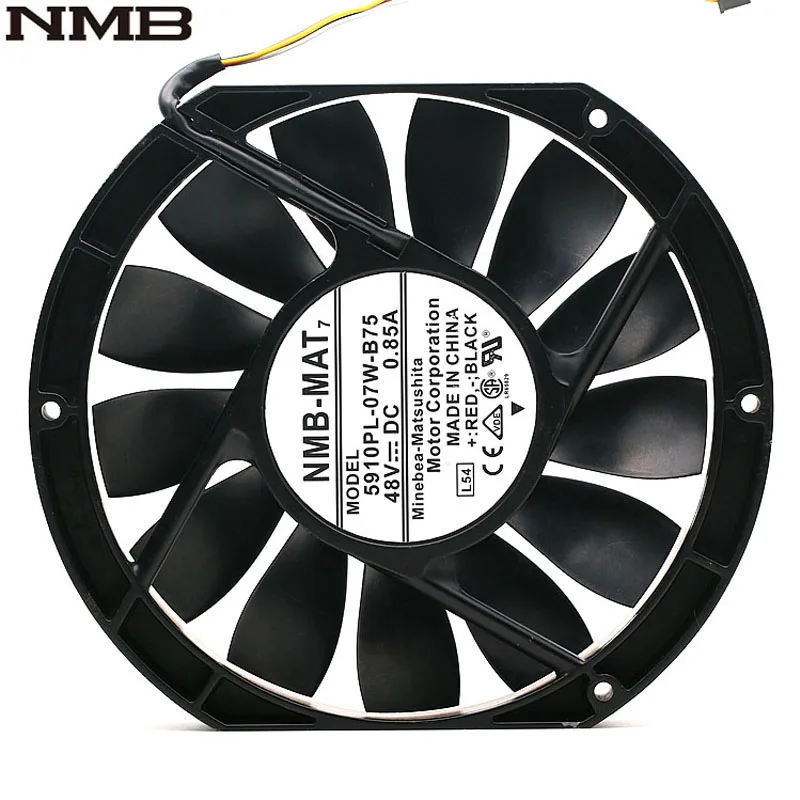 For NMB New 17025 17cm fan 48V 0.85A 5910PL-07W-B75 low noiec fan 170*150*25mm
For NMB New 17025 17cm fan 48V 0.85A 5910PL-07W-B75 low noiec fan 170*150*25mm