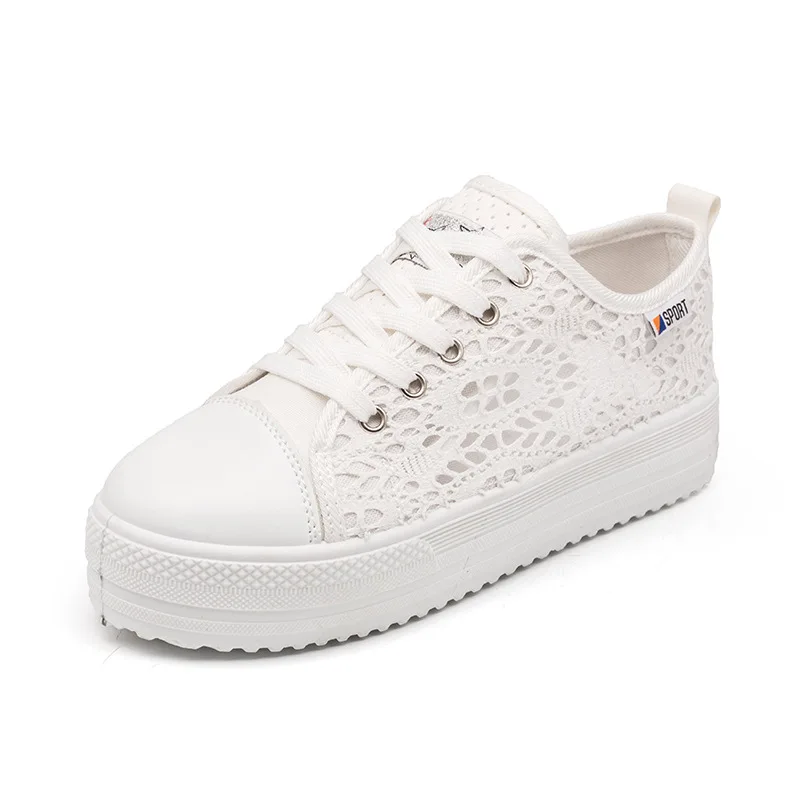 2019 New Summer Women Shoes Casual Cutouts Lace Canvas Shoes Hollow Floral Breathable Platform Flat Shoe White Black
2019 New Summer Women Shoes Casual Cutouts Lace Canvas Shoes Hollow Floral Breathable Platform Flat Shoe White Black