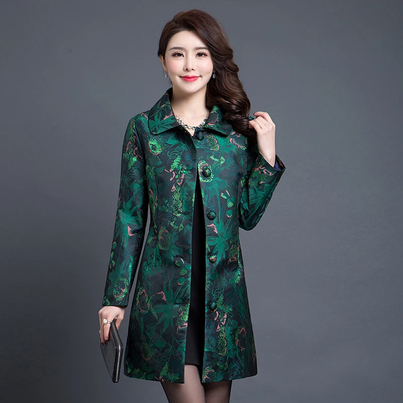 Luxury clothes Spring autumn fashion coat New Large size slim Ladies coats printing trench coat women Elegant women blazer 1029
Luxury clothes Spring autumn fashion coat New Large size slim Ladies coats printing trench coat women Elegant women blazer 1029