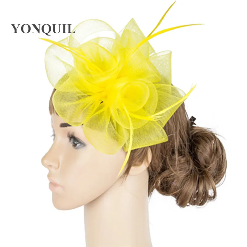 Crinoline Material Make For Women Wedding Fascinators Hat Party Heapiece Church Occasion Headwear Feather Hair Accessory MYQ041
Crinoline Material Make For Women Wedding Fascinators Hat Party Heapiece Church Occasion Headwear Feather Hair Accessory MYQ041