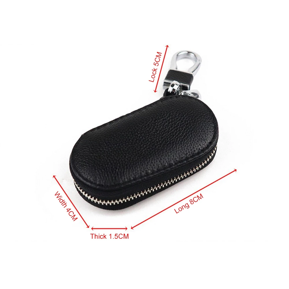 Multi-function Car Leather Key Case High-quality Zipper Design Simple Business Fine Lines Key Case Unisex Car Keys Organizer
Multi-function Car Leather Key Case High-quality Zipper Design Simple Business Fine Lines Key Case Unisex Car Keys Organizer
