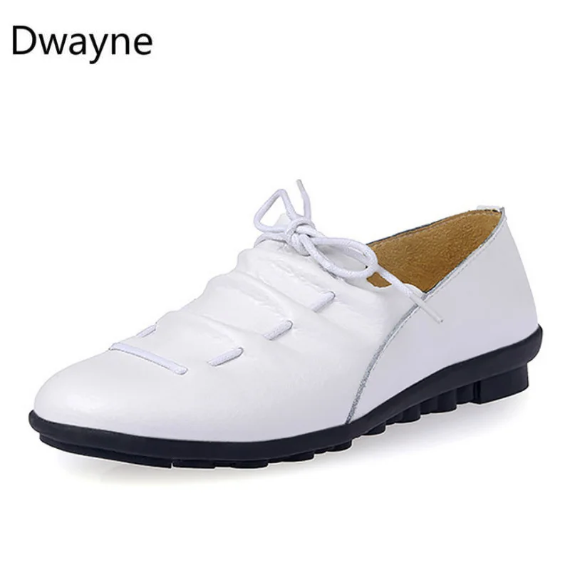 Dwayne Women Shoes New Spring Autumn Lace-up Pleated Leather Flats Shoes Woman Rubber Party Female Shoes Tenis Feminino
Dwayne Women Shoes New Spring Autumn Lace-up Pleated Leather Flats Shoes Woman Rubber Party Female Shoes Tenis Feminino