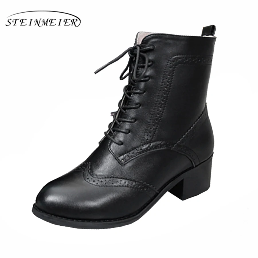 Women genuine Leather Ankle Boots Handmade Comfortable quality soft Shoes Brand Designer with fur white black 2020 winter
Women genuine Leather Ankle Boots Handmade Comfortable quality soft Shoes Brand Designer with fur white black 2020 winter