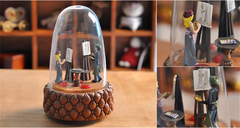 Zipi Luminous rotation Glass cover Music Box Clockwork Type 18 Tones Birthday Gift Christmas Gift Girlfriend romantic Gift
Zipi Luminous rotation Glass cover Music Box Clockwork Type 18 Tones Birthday Gift Christmas Gift Girlfriend romantic Gift