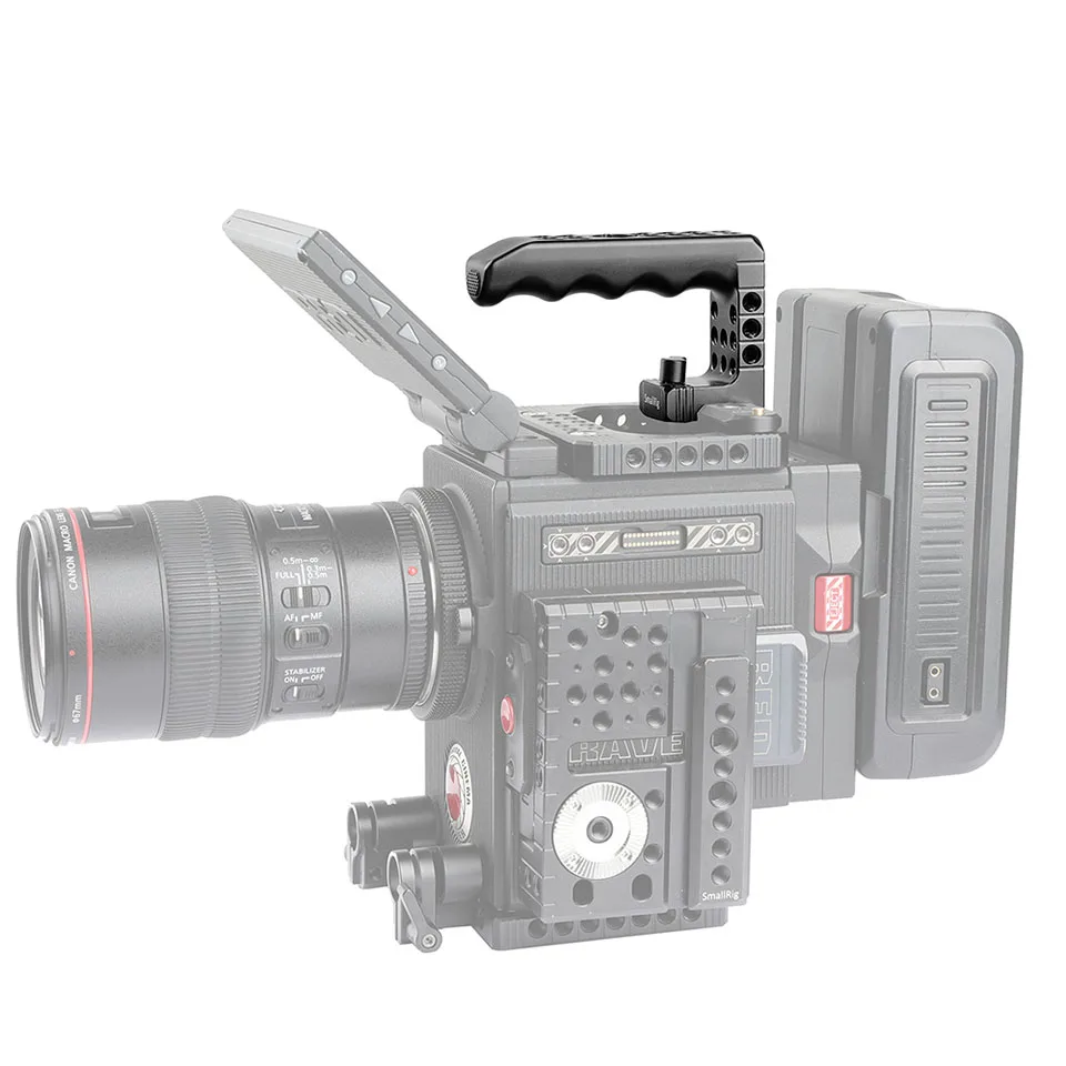 SmallRig Top Handle Camera Cheese Handle with Nato Rail and Arri Locating Pins for RED Camera Grip Handle Mounted Hand Grip-1961
SmallRig Top Handle Camera Cheese Handle with Nato Rail and Arri Locating Pins for RED Camera Grip Handle Mounted Hand Grip-1961