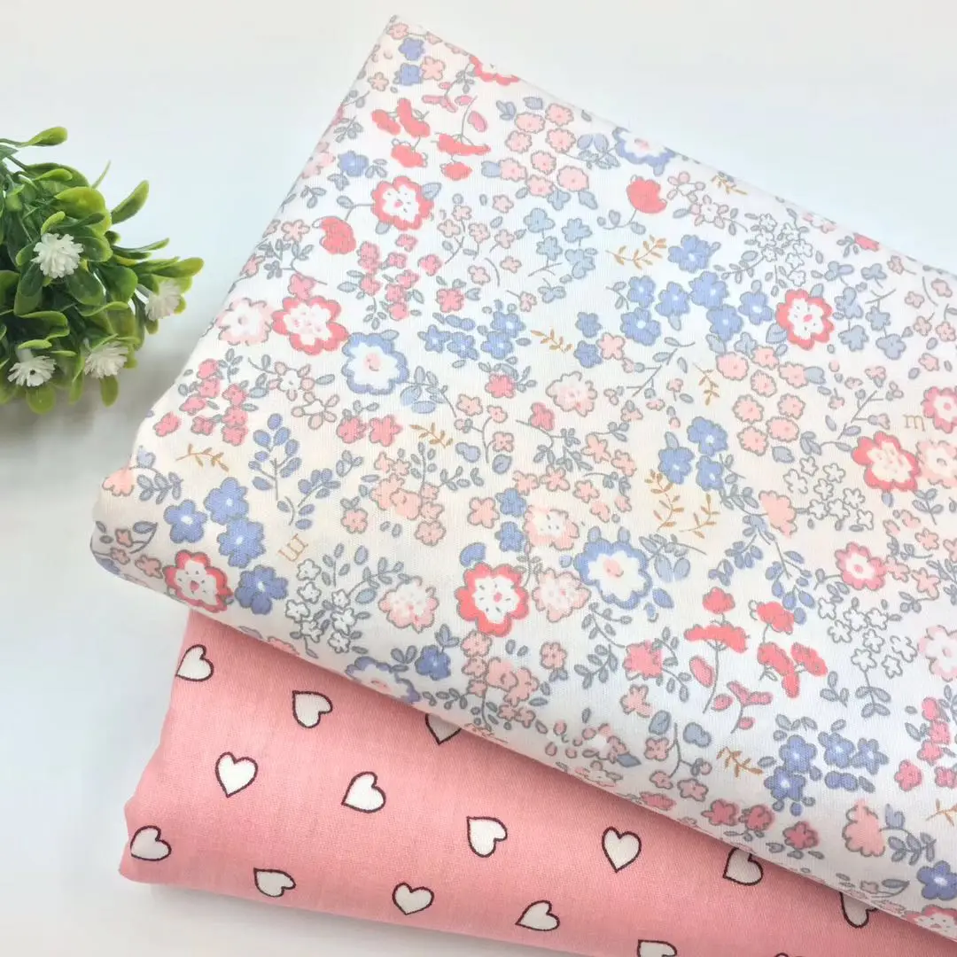 100% cotton twill cloth pastoral orange/pink/blue small FLOWER heart fabric for DIY bedding apparel quilting homework decor tela
100% cotton twill cloth pastoral orange/pink/blue small FLOWER heart fabric for DIY bedding apparel quilting homework decor tela