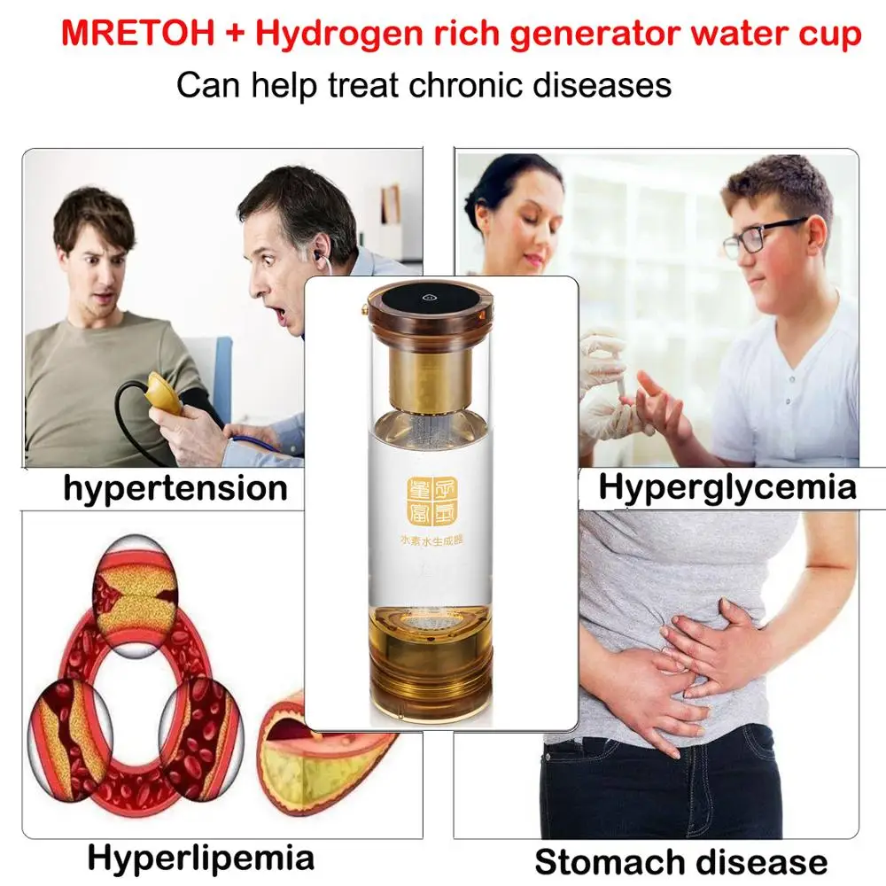 IHOOOH Rechargeable Hydrogen Rich Water Generator MRETOH Molecular Resonance Effect 7.8Hz PEM Electrolysis Alkaline H2 Ionizer
IHOOOH Rechargeable Hydrogen Rich Water Generator MRETOH Molecular Resonance Effect 7.8Hz PEM Electrolysis Alkaline H2 Ionizer