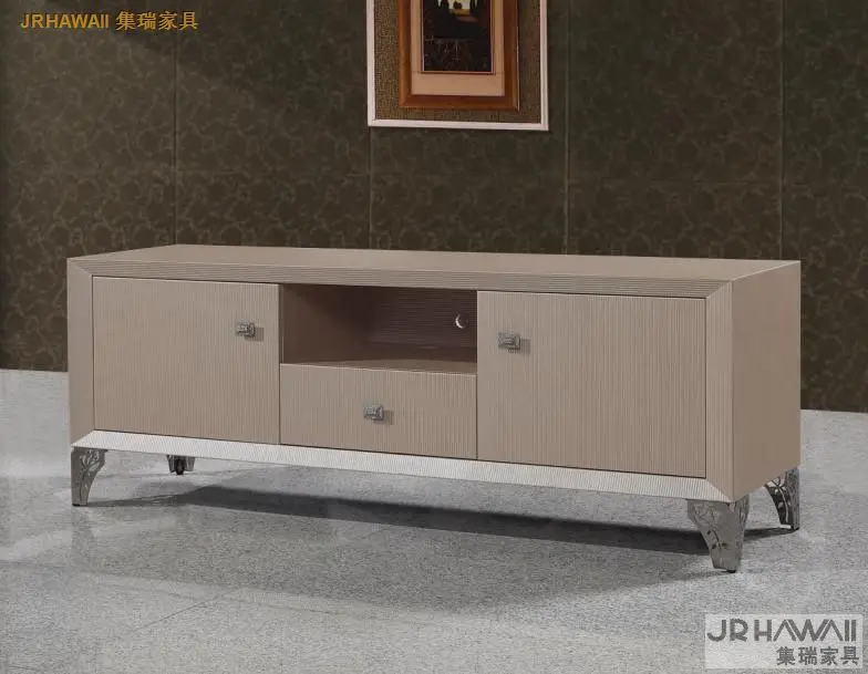 Домашняя мебель для гостиной подставки телевизора в современном стиле кожаной