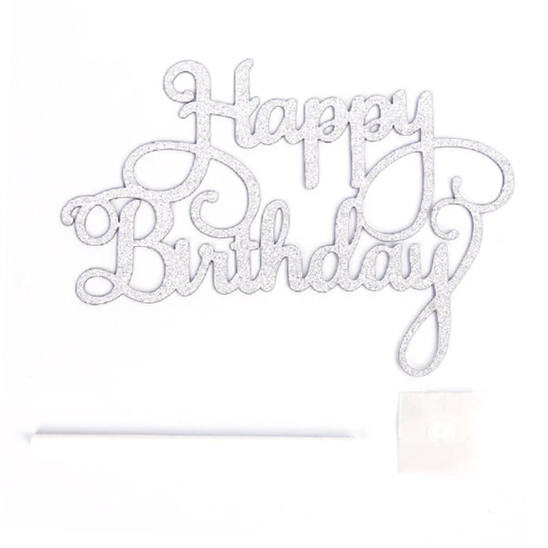 10pcs/lot Gold Silver Glitter Paper Happy Birthday Letters Cake Toppers Children Friends Birthday Party Supplies Cake Decoration
10pcs/lot Gold Silver Glitter Paper Happy Birthday Letters Cake Toppers Children Friends Birthday Party Supplies Cake Decoration