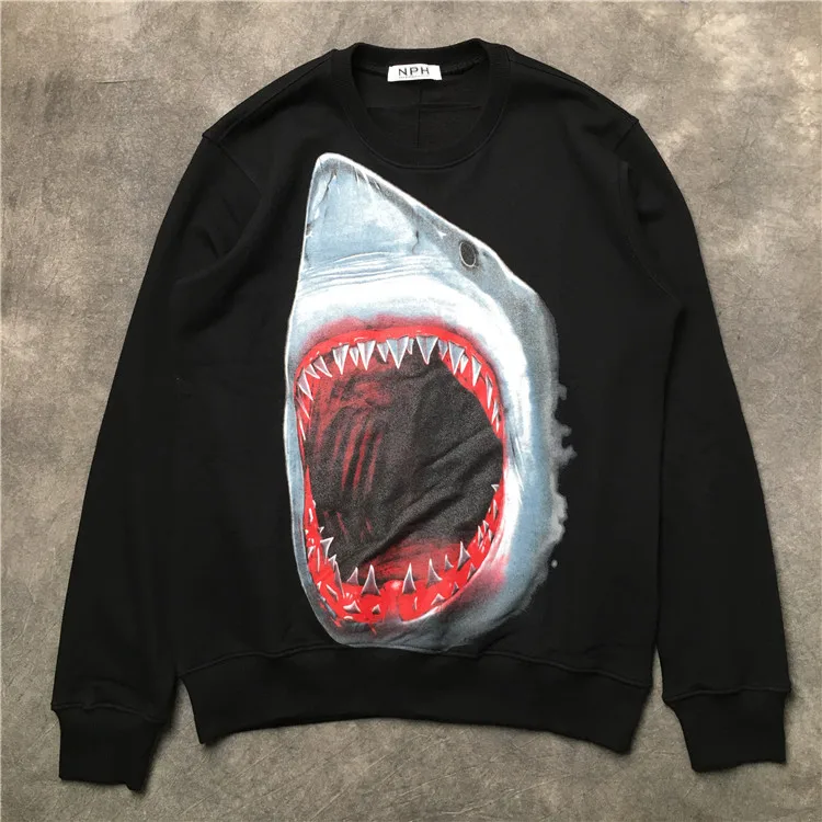 New 19ss Men Red mouth shark Hoodies Hoody hooded Sweatshirts velvet Cotton Drake Thick Fleece Street Hip hop #H30
New 19ss Men Red mouth shark Hoodies Hoody hooded Sweatshirts velvet Cotton Drake Thick Fleece Street Hip hop #H30