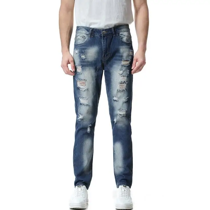 Hot 2022 Brand New Men's Fashion Jeans Men Business Casual Stretch Slim Personality hole Jeans Male Classic Trousers Denim Pants
Hot 2022 Brand New Men's Fashion Jeans Men Business Casual Stretch Slim Personality hole Jeans Male Classic Trousers Denim Pants