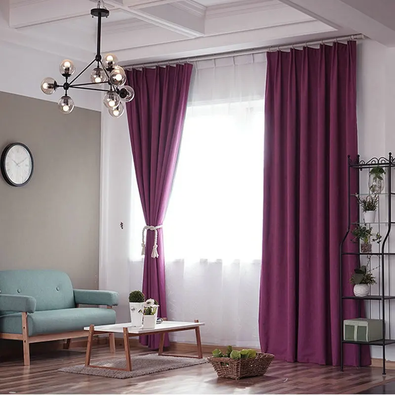Modern Solid Color Blackout Home Decor Linen Curtain for Living Room Bedroom Kitchen 95% High Shading Grade Window Decoration
Modern Solid Color Blackout Home Decor Linen Curtain for Living Room Bedroom Kitchen 95% High Shading Grade Window Decoration