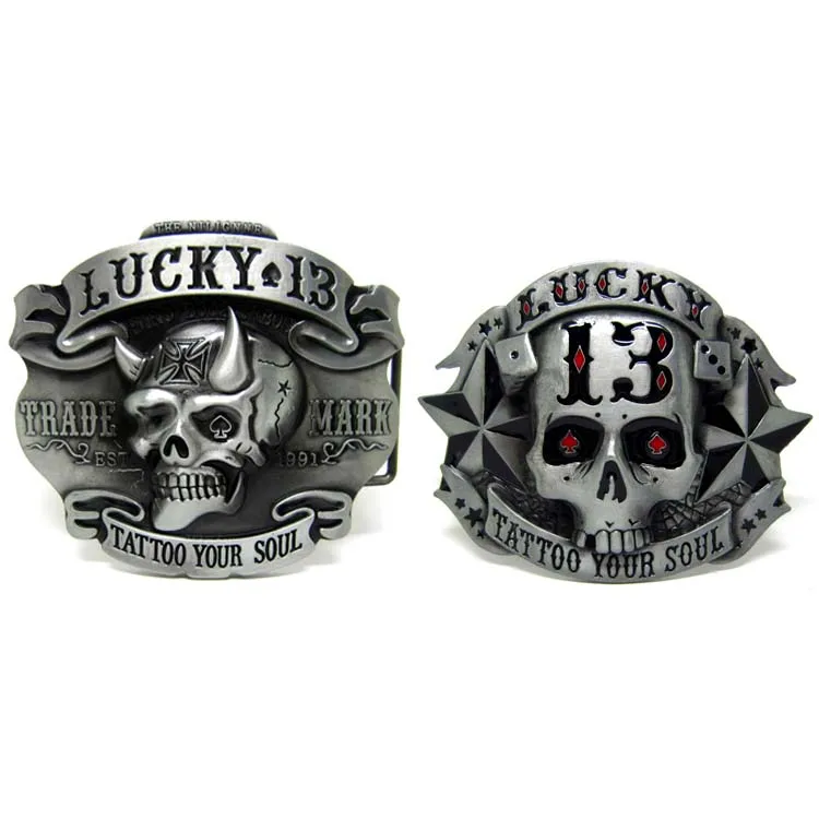 Lucky13 пряжка для ремня с рисунком черепа ваша душа|belt buckle|belt skull buckleskull belt buckle |