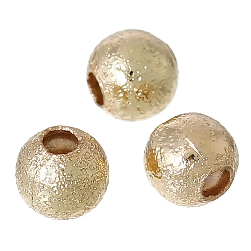 Copper Spacer Beads Round gold color Frosted About 4mm( 1/8") Dia,Hole:Approx 1.5mm,20 PCs new
Copper Spacer Beads Round gold color Frosted About 4mm( 1/8") Dia,Hole:Approx 1.5mm,20 PCs new