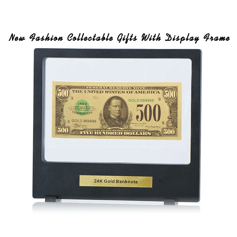 WR 500 доллар американская красочная Коллекционная Золотая банкнота 999 9 фольга